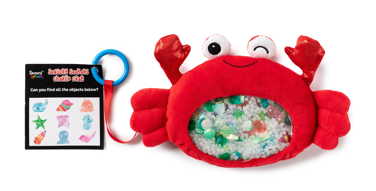 Sensory Seekers Plush - Charlie Crab