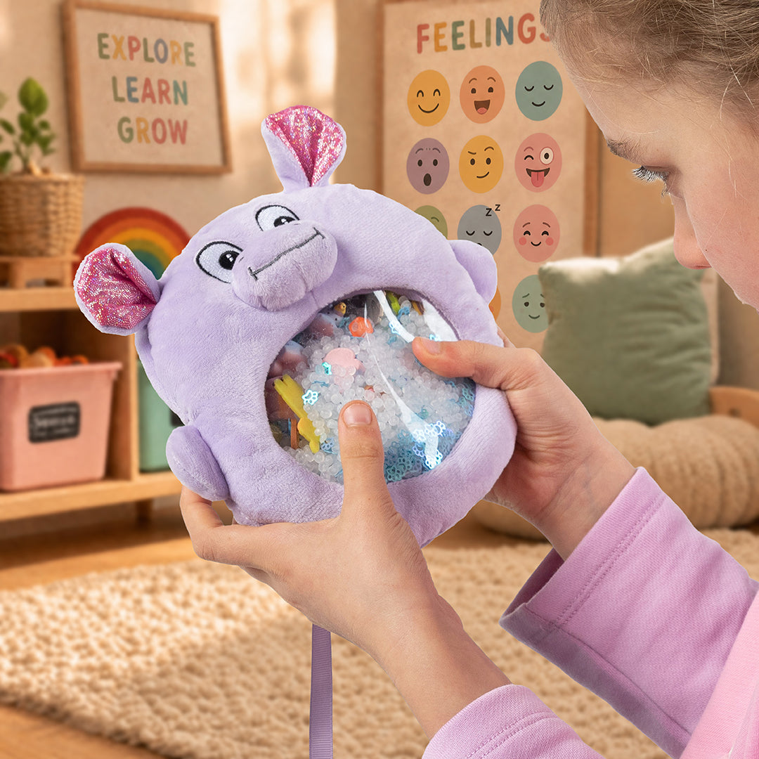 Sensory Seekers Plush - Holly Hippo - view 2