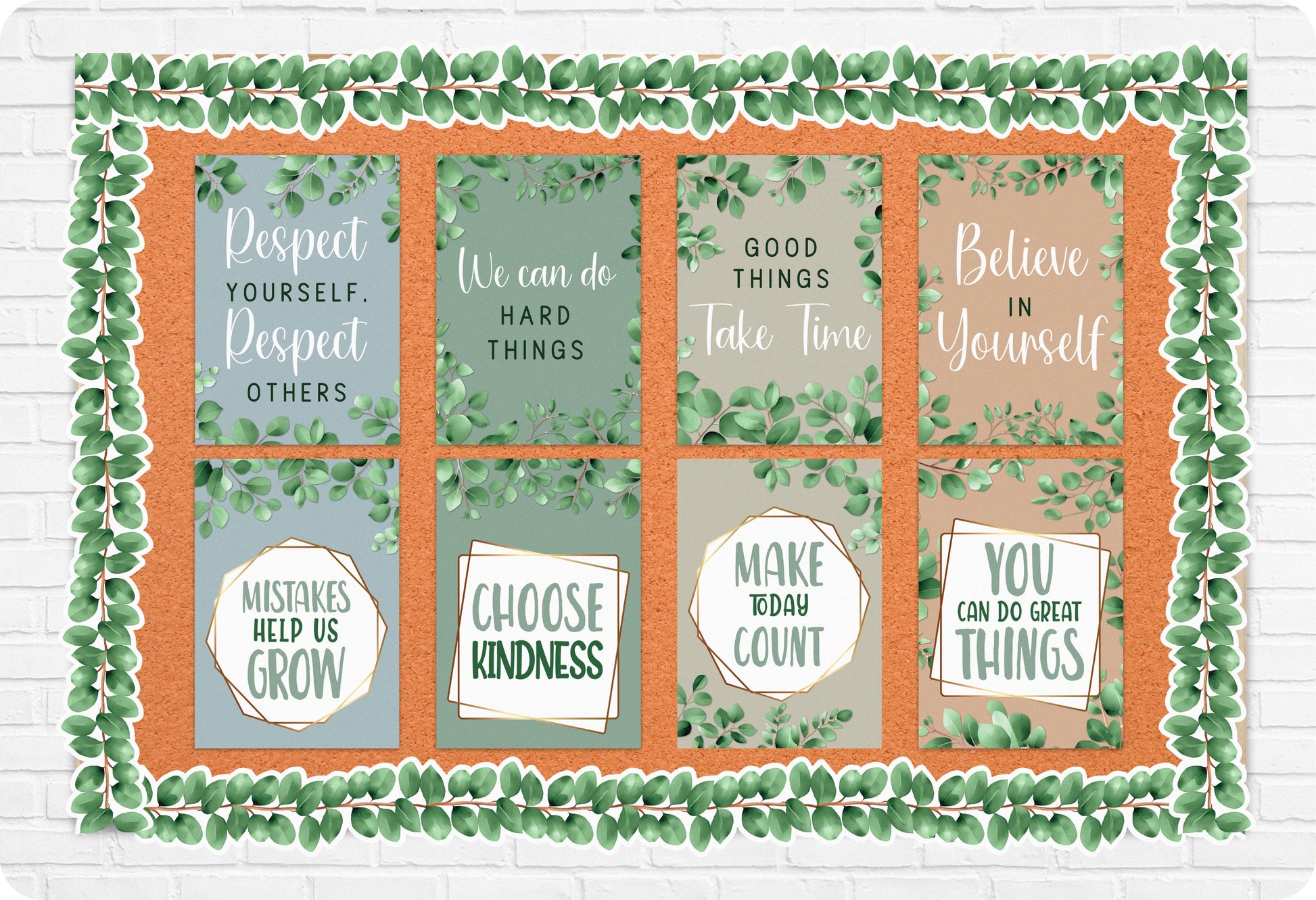 Eucalyptus Essentials Motivational Poster Set