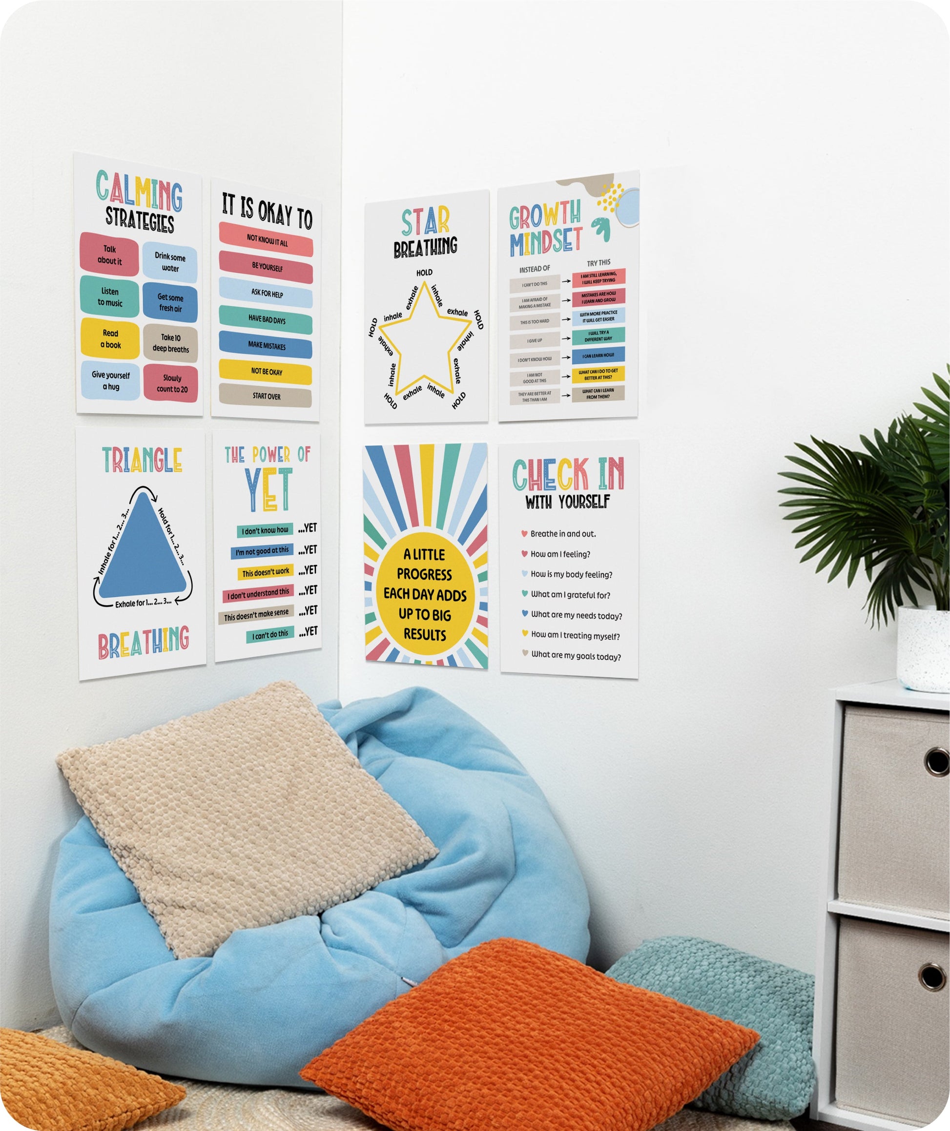 Growing Minds Calming Corner Poster Set