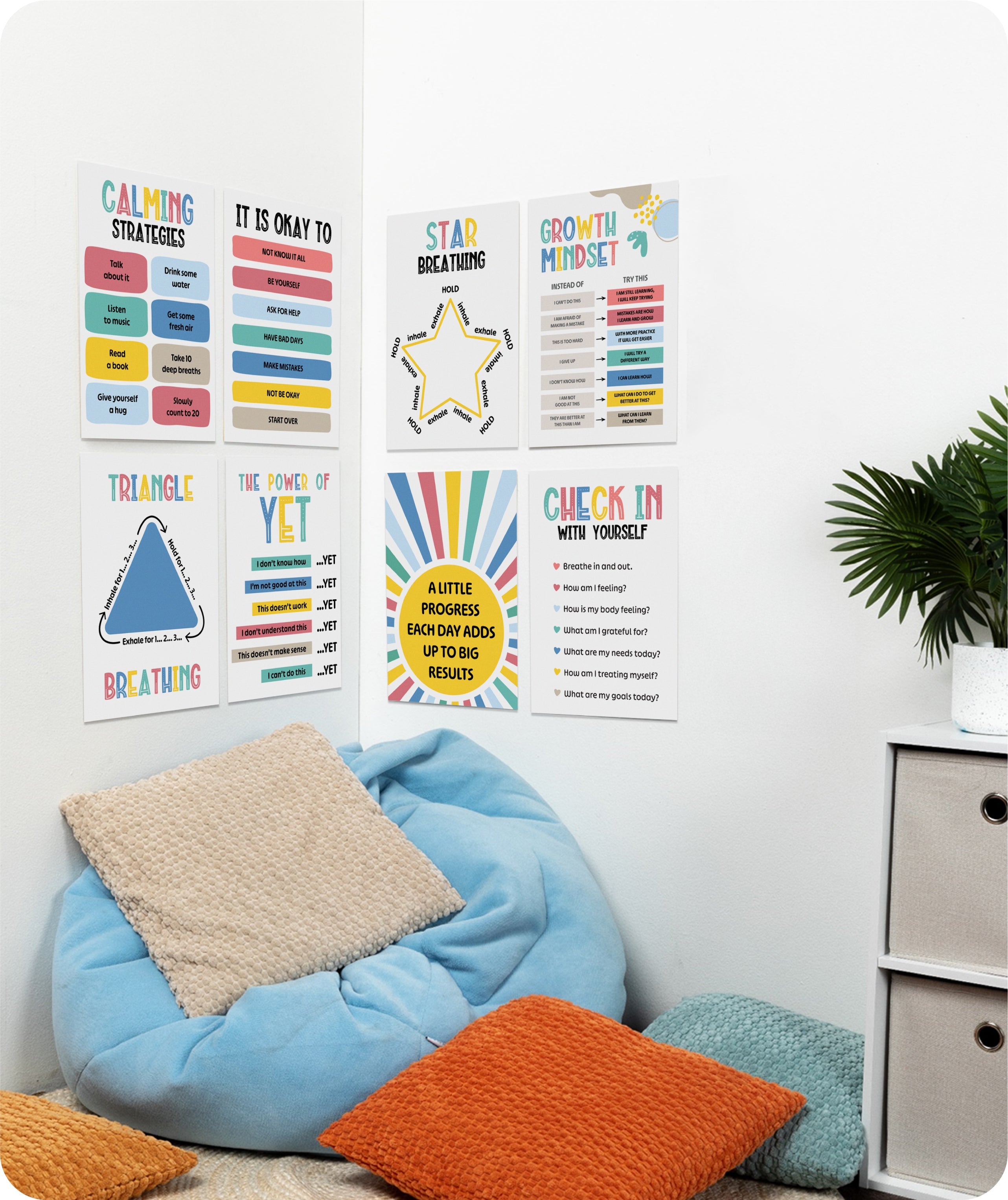 Growing Minds Calming Corner Poster Set