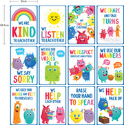 Giggle & Grow Classroom Rules Poster Set