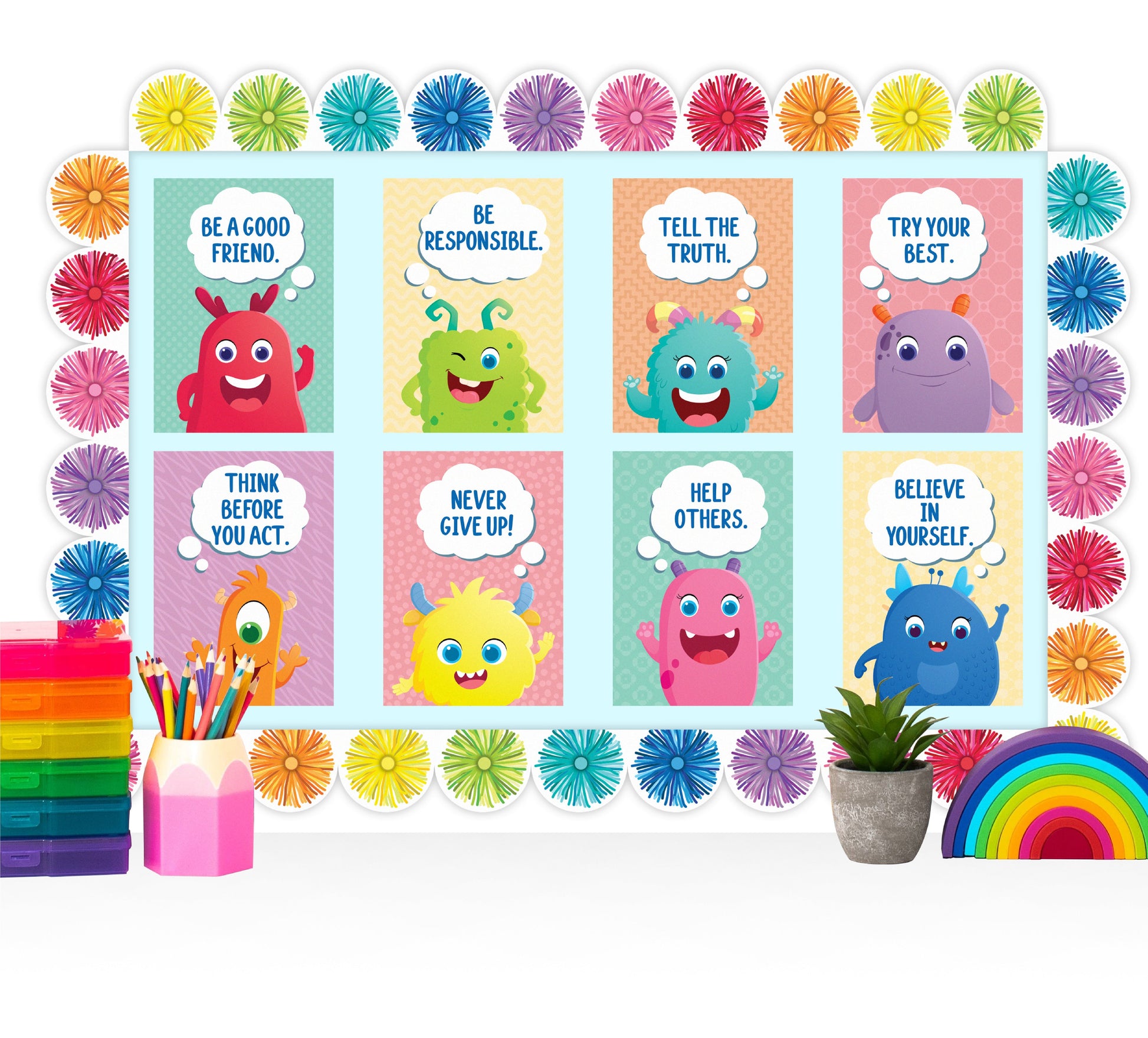 Giggle & Grow Character Traits Poster Set