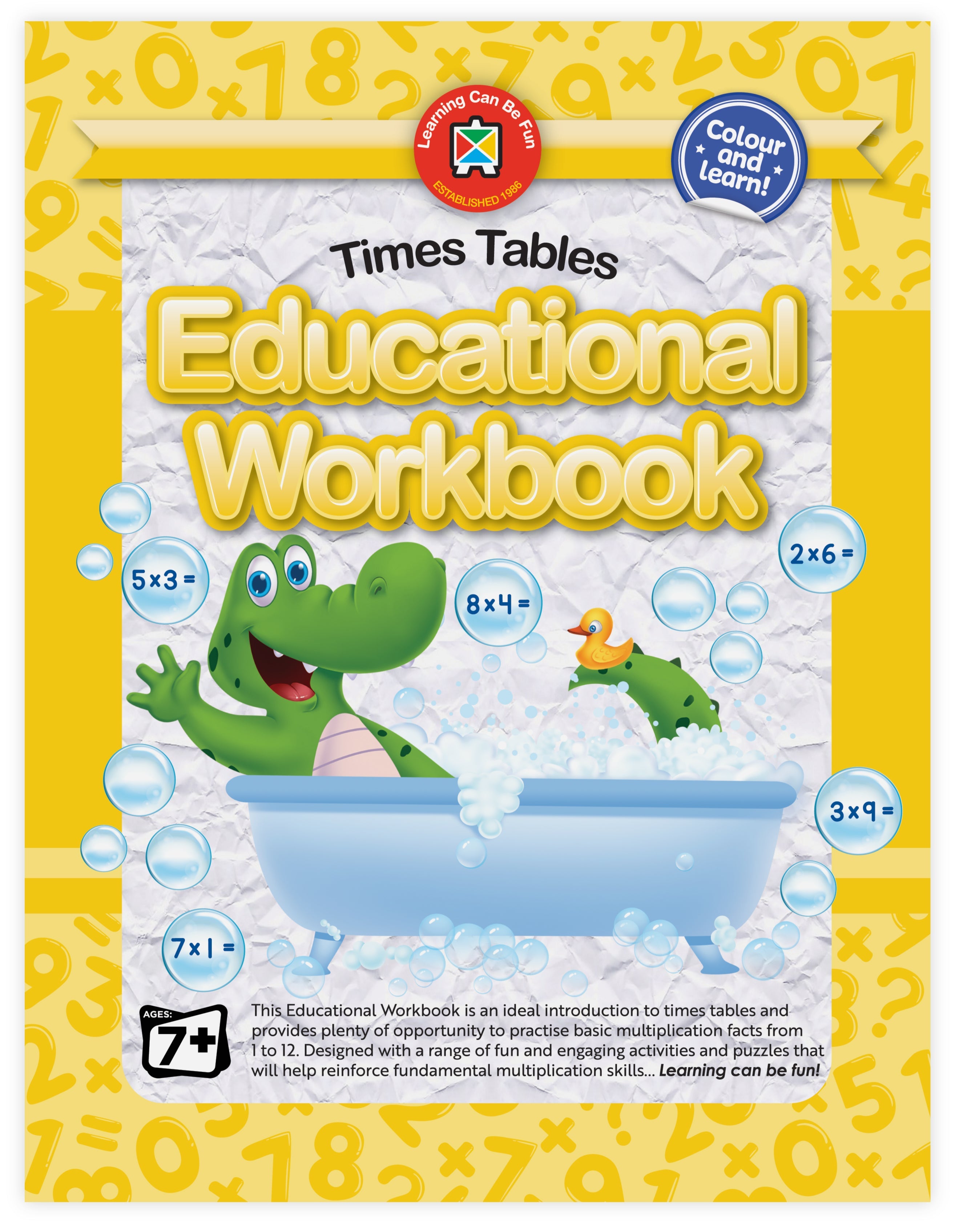 Educational Workbook - Times Tables