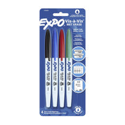 Expo Whiteboard Marker Wet Erase - Pack of 4 (Box of 6)
