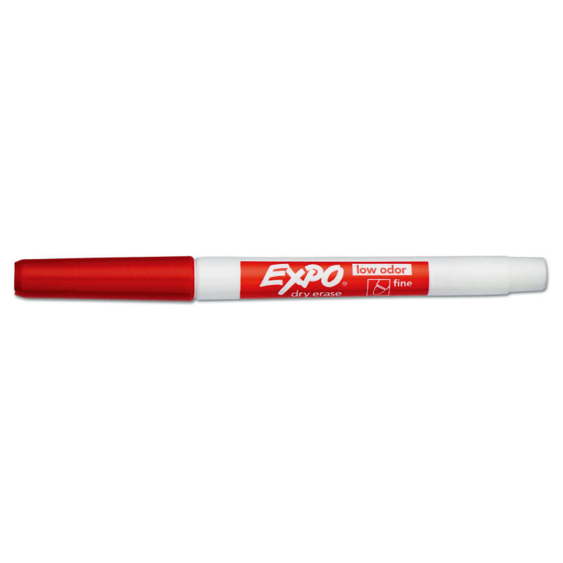 Expo Fine Whiteboard Marker - Red (Box of 12)