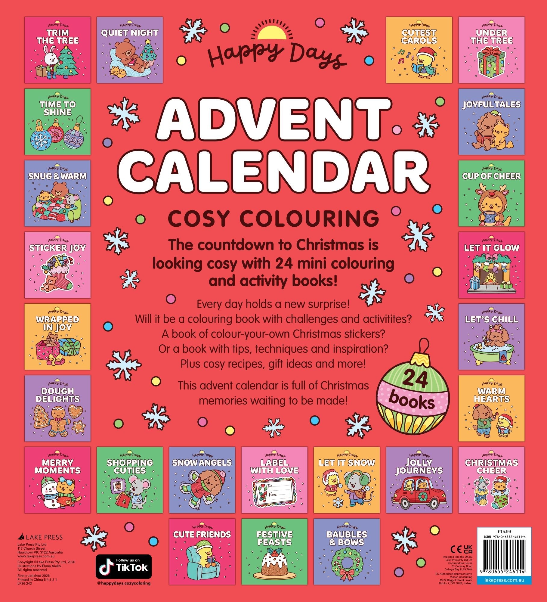 Happy Days - Cosy Colouring Advent Calendar — inside page 3