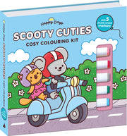 Happy Days - Scooty Cuties Cosy Colouring Kit