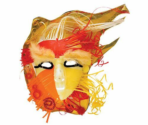 Plastic Face Masks - White Lightweight (Pack of 10)