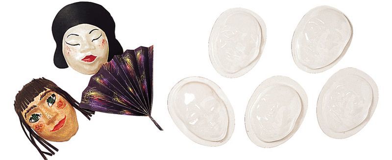 Mask Mould Face Forms - Pack of 10