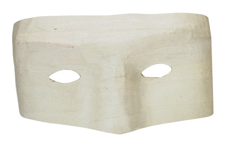 Papier Mache - Half Face Mask