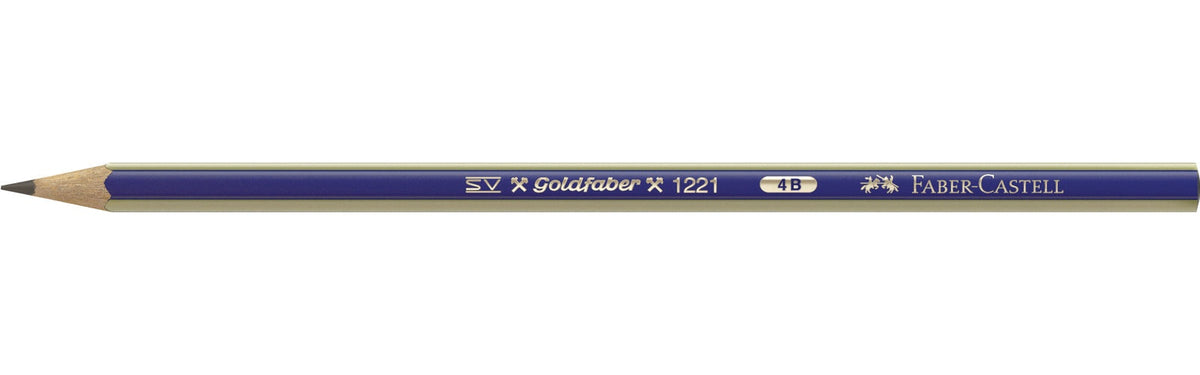 Faber-Castell Goldfaber Graphite Pencil (Box of 12) - 4B