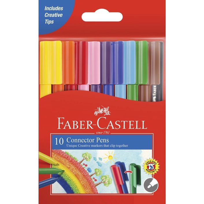 Faber-Castell Markers - Connector Pens (Pack of 10)