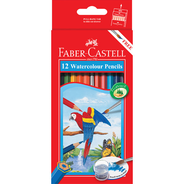 Faber-Castell Coloured Pencils - R/Range Watercolour - Pack of 12