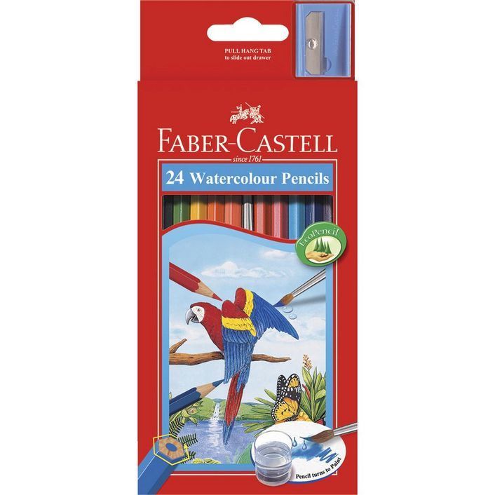 Faber-Castell Coloured Pencils - R/Range Watercolour - Pack of 24