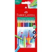 Faber-Castell Coloured Pencils - Tri Grip 12's