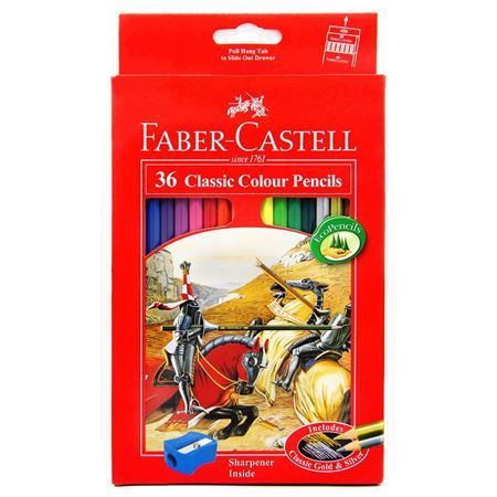 Faber-Castell Coloured Pencils - Classic (Pack of 36)