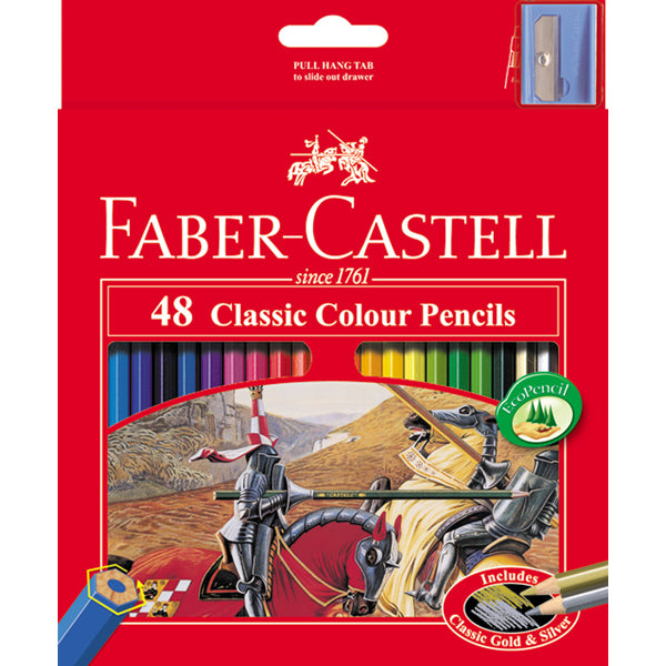 Faber-Castell Coloured Pencils - Classic (Pack of 48)