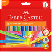 Faber-Castell Crayons - Junior Twist Assorted: Box of 12