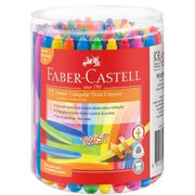 Faber-Castell Crayons - Triangular Twist: Bucket Assorted (Pack of 72)