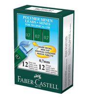 Faber-Castell Mechanical Pencil Lead Refills 0.7mm (Pack of 12)