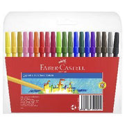 Faber-Castell Markers - Colour: Assorted (Pack of 20)