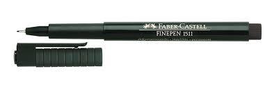 Faber-Castell Markers 1511 - Felt Tip Fine: Black