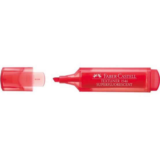 Faber-Castell Highlighters - Textliner 1546: Red (Box of 10)