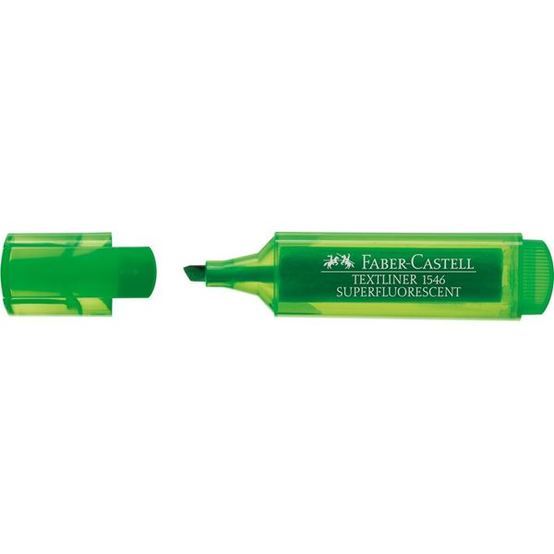 Faber-Castell Highlighters - Textliner 1546: Green (Box of 10)