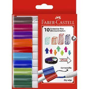 Faber-Castell Whiteboard Markers - Connector: Assorted (Pack of 10)