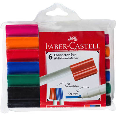 Faber-Castell Whiteboard Markers - Connector (Pack of 6)