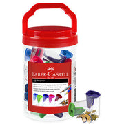 Faber-Castell Sharpener - Single Hole with Waste Box (Box of 40)