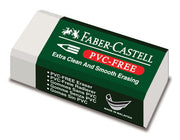 Faber-Castell Erasers - Medium PVC-Free: White (Single)