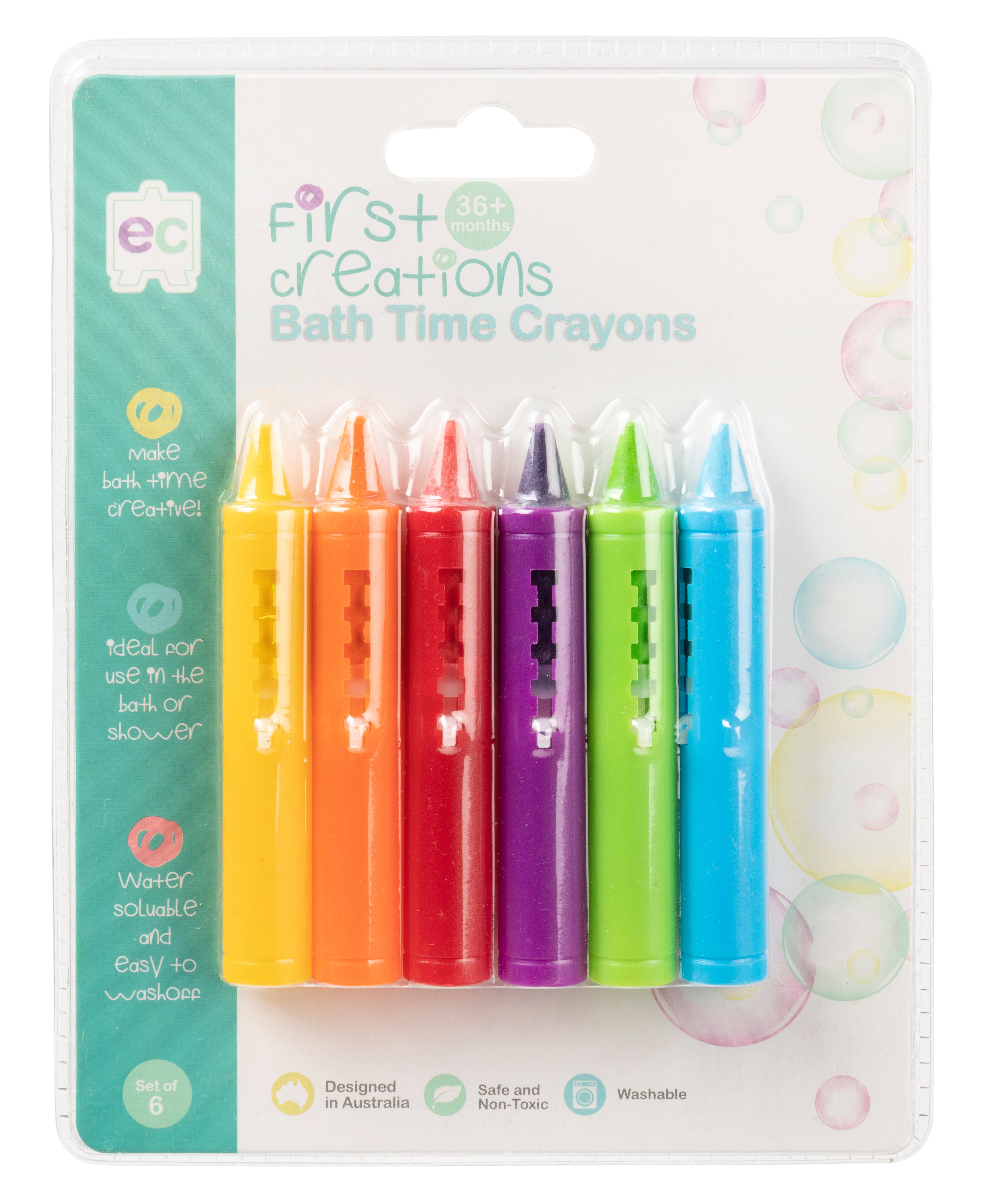 Bath Time Crayons - Set of 6