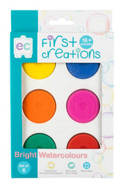 Bright Watercolours - Set of 6