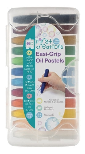 Easi-Grip Oil Pastels - Set of 12
