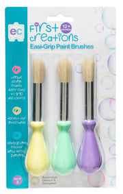 Easi-Grip Paint Brushes - Set of 3