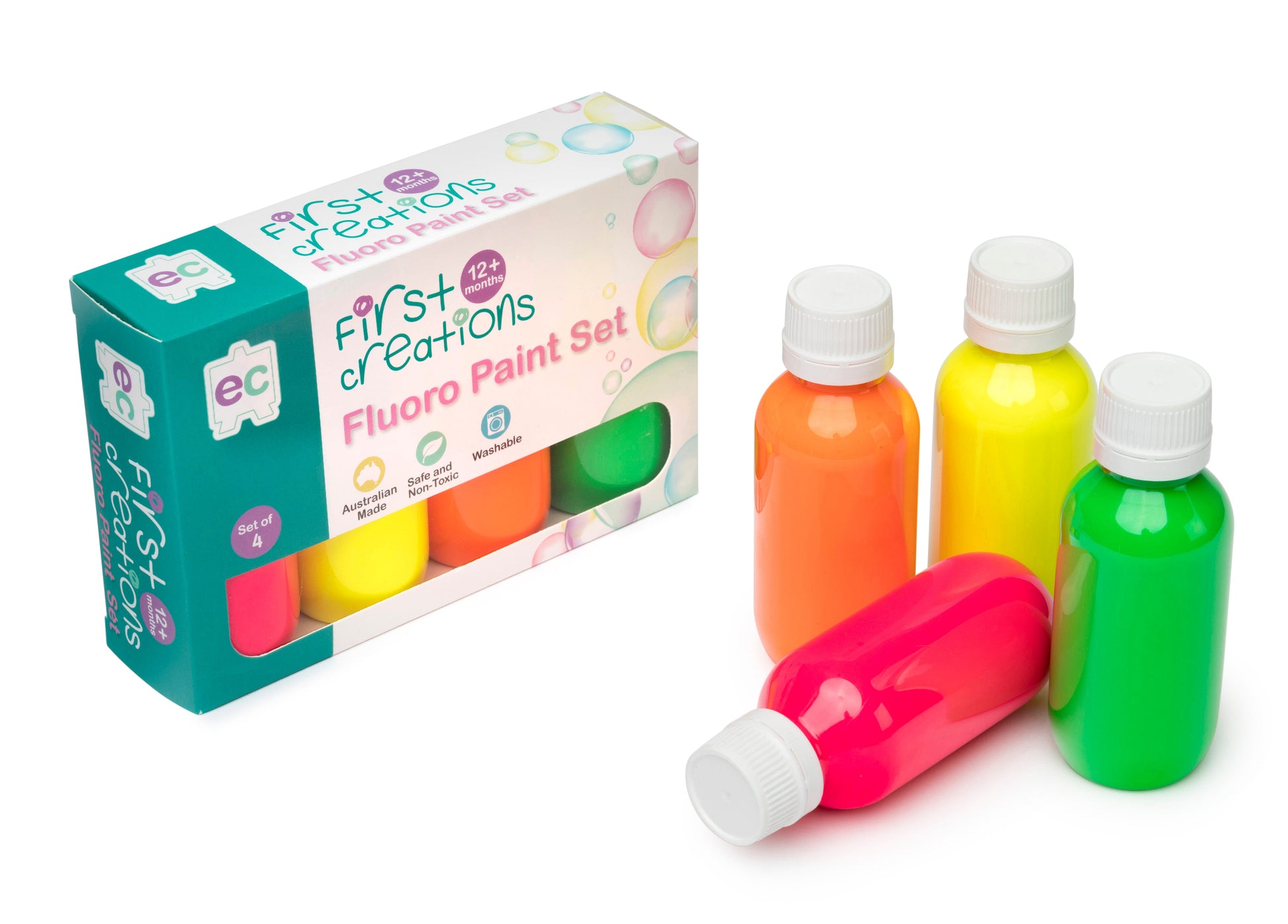 Fluoro Paint - Set of 4