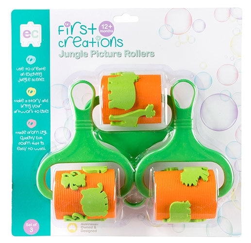 Jungle Picture Rollers - Set of 3