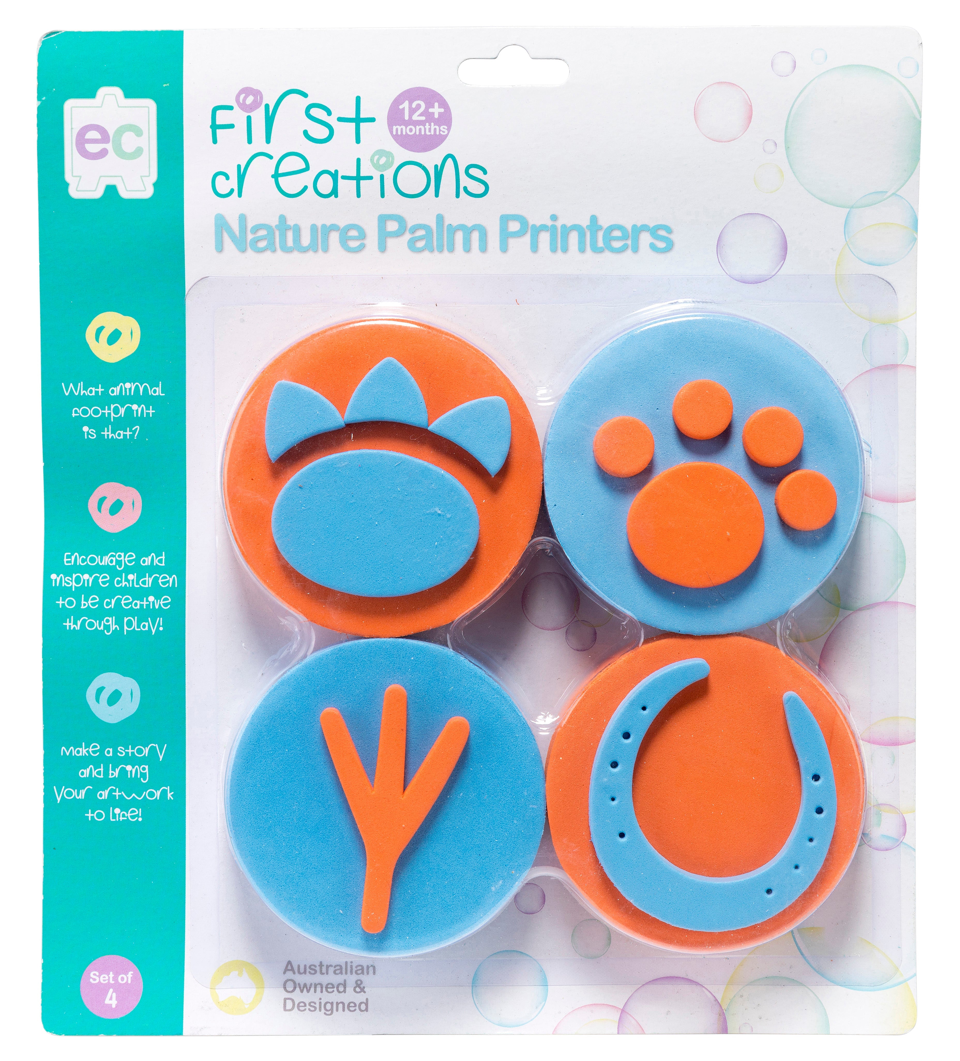 Nature Palm Printers - Set of 4