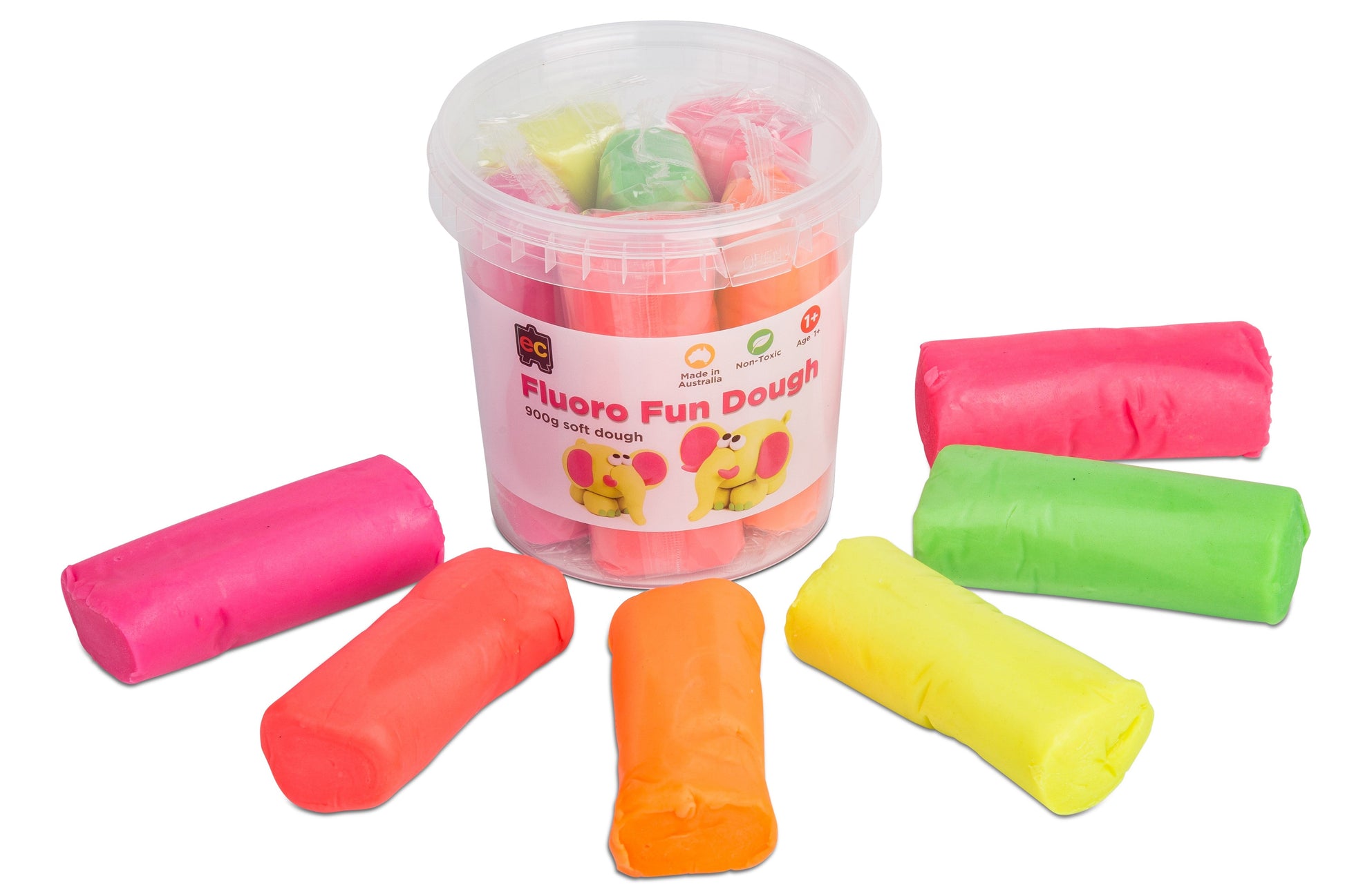 Fun Dough 900g - Fluoro
