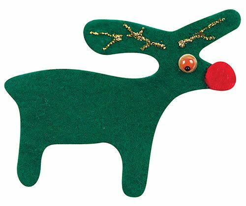 Felt Christmas Shapes - Pack of 200 - CLEARANCE