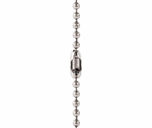 Ball Chain with Clasp - Silver