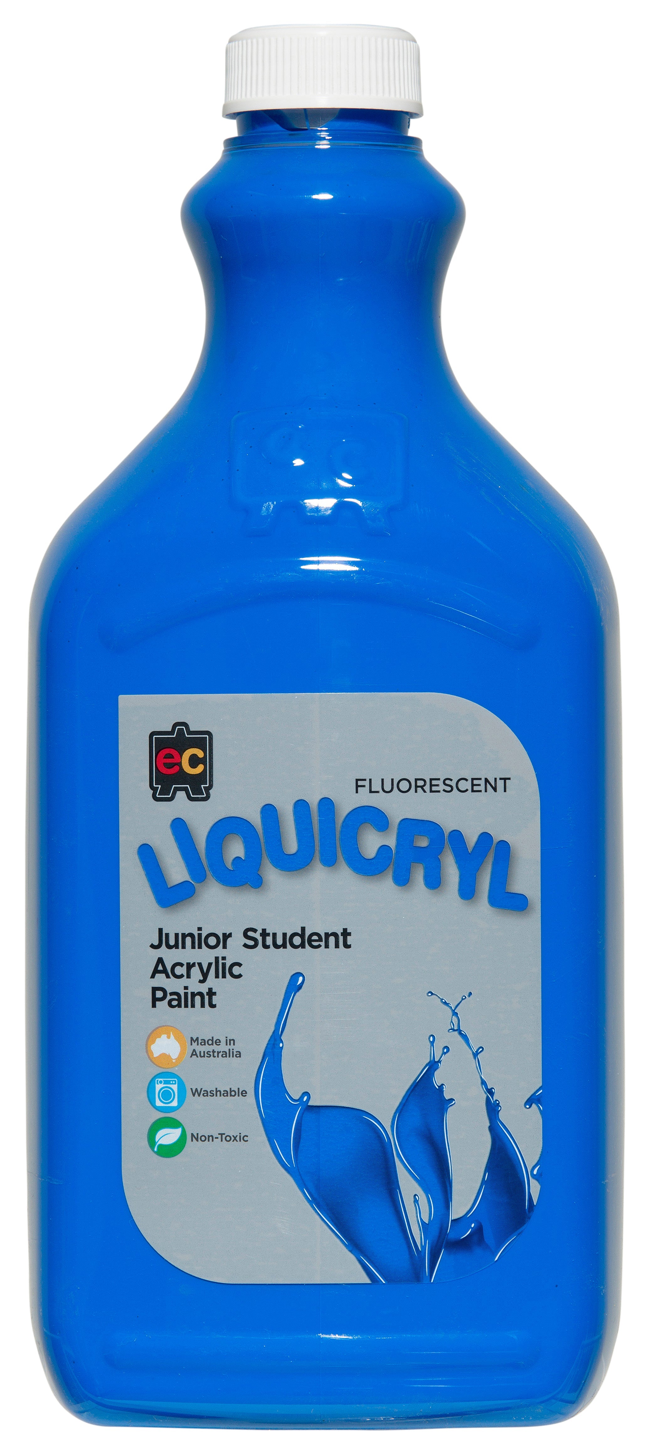 Liquicryl Fluorescent Junior Acrylic Paint - 2 Litres