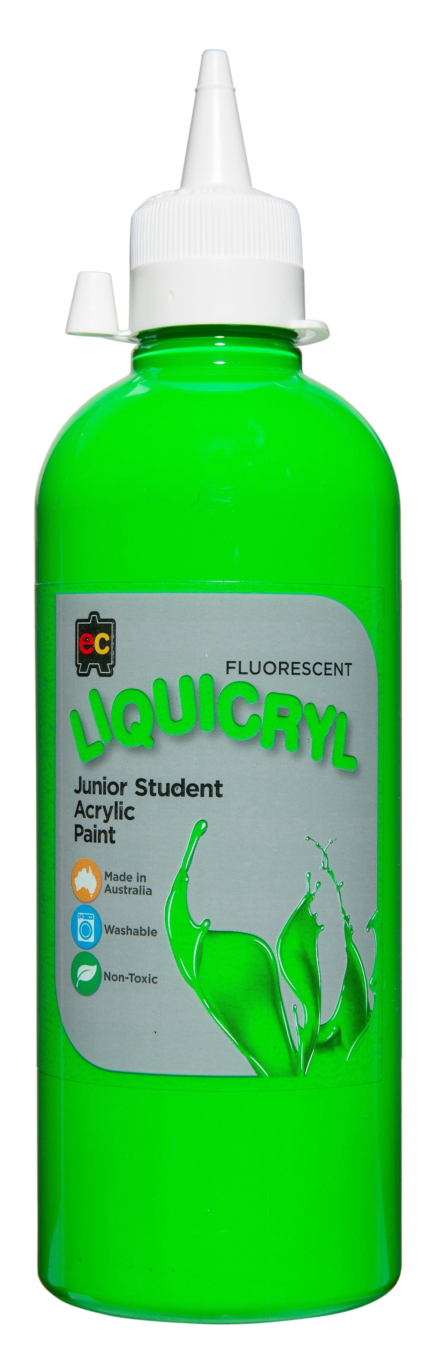 Liquicryl Fluorescent Junior Acrylic Paint - 500mL
