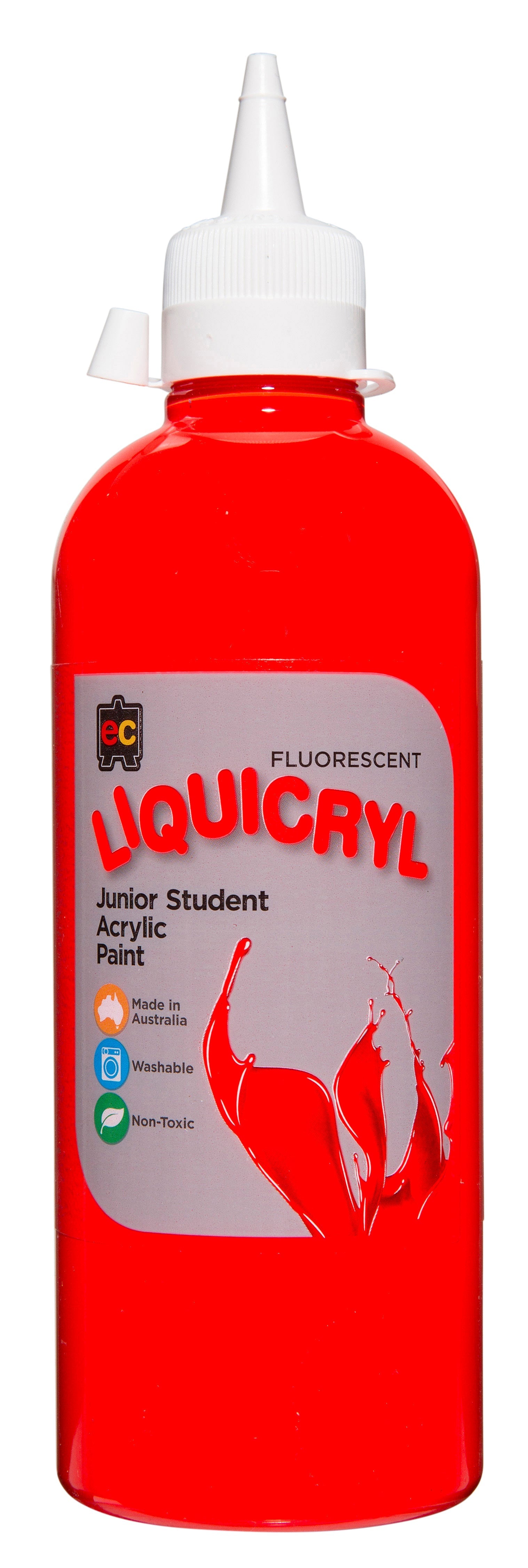 Liquicryl Fluorescent Junior Acrylic Paint - 500mL