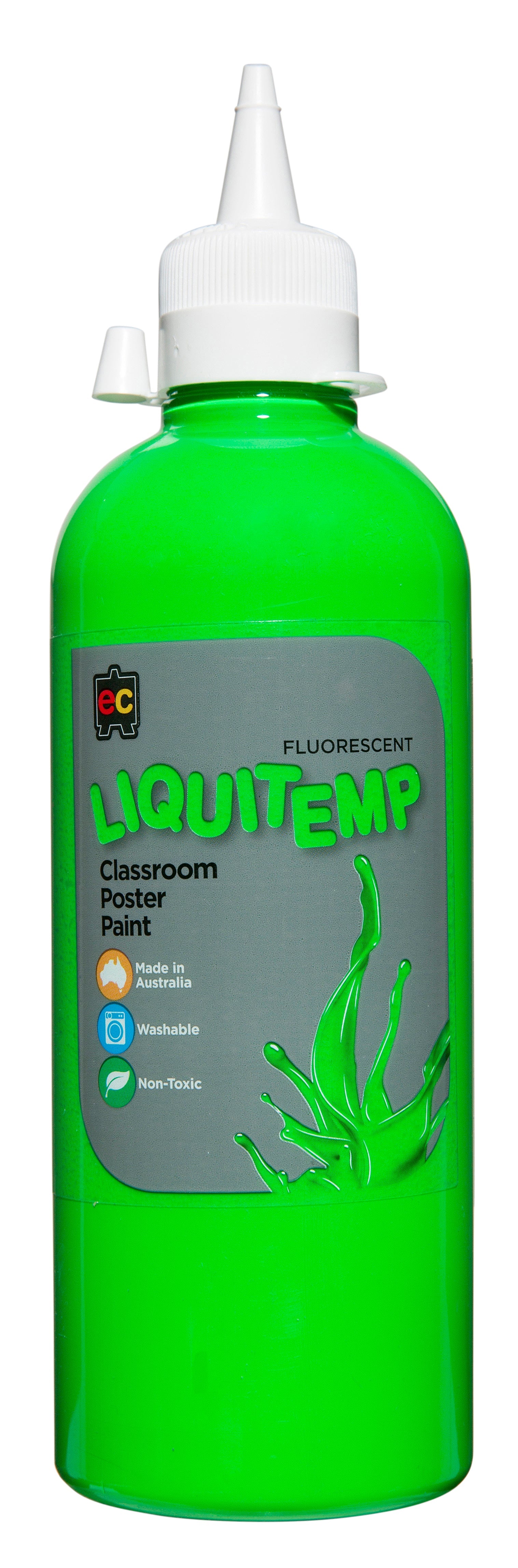 Liquitemp Fluorescent Poster Paint 500mL - Green