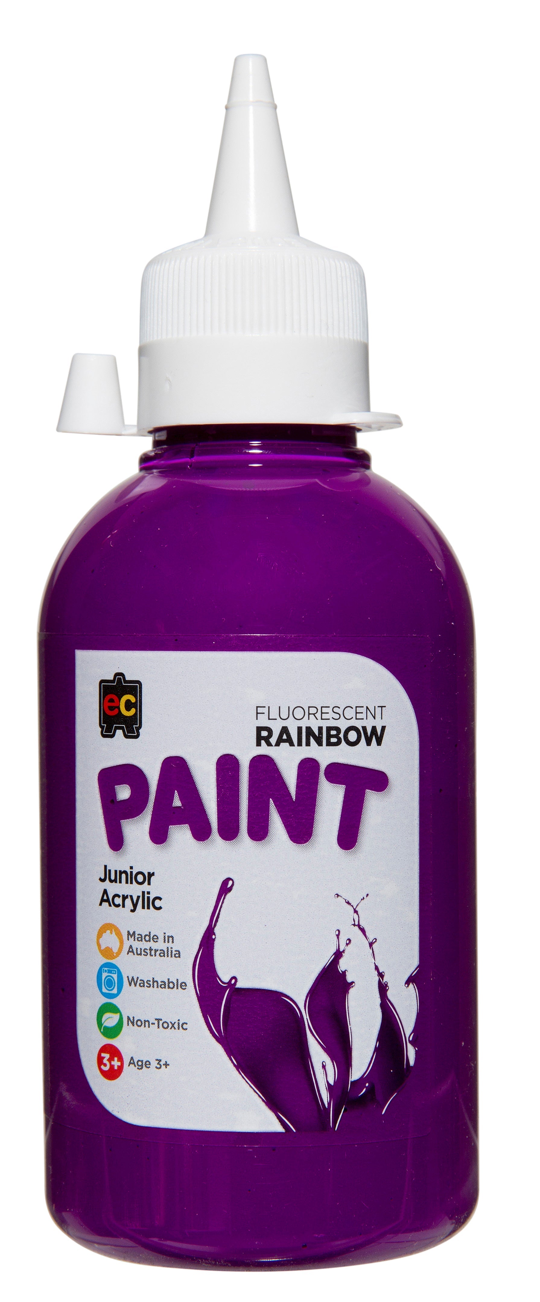 Fluorescent Rainbow Acrylic Paint 250mL