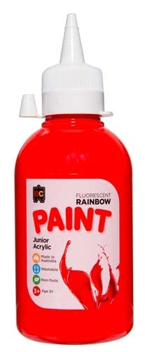 Fluorescent Rainbow Acrylic Paint 250mL
