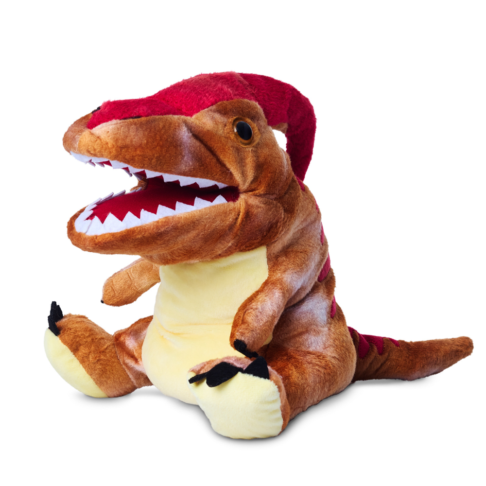 Johnco Plush Hand Puppet - Parasaurolophus